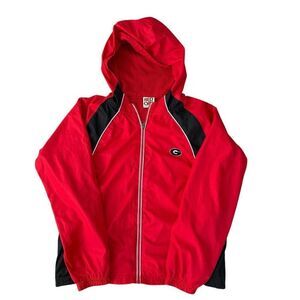 Red Oak Sportswear Georgia Bulldogs kids full-zip fleece windbreaker size 14-16